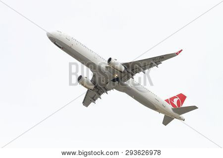 Airplane Takeoff From Airport