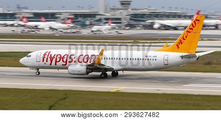 Airplane Takeoff From Airport