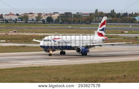 Airplane Takeoff From Airport