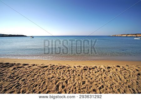 Beautiful Detail Of Farangas Beach, Paros, Greece
