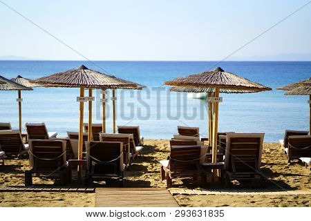 Beautiful Detail Of Farangas Beach, Paros, Greece