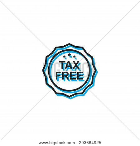 Tax Or Vat Form Icon Isolated On White Background