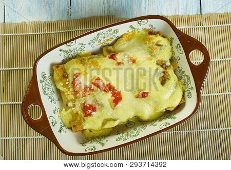 Creamy Pepperjack Chicken Enchiladas
