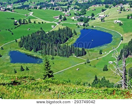 The Main And The Smaller Lake Schwendisee Or Hinterer Und Vorderer Schwendisee - Canton Of St. Galle