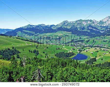 The Main And The Smaller Lake Schwendisee Or Hinterer Und Vorderer Schwendisee - Canton Of St. Galle