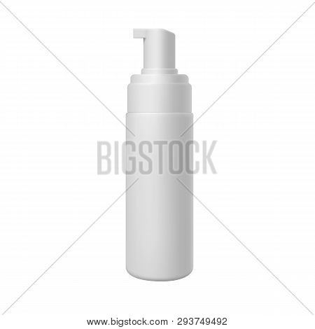 Cosmetic Package On White Background. Realistic Template For Your Design.