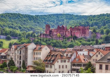 Heidelberg A City On The River Neckar In Germany.
