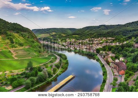 Cochem A Town On The Moselle River