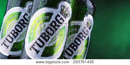 Bottles Of Tuborg Beer