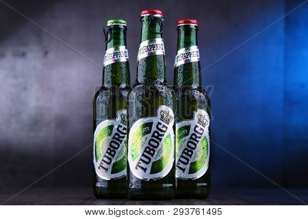 Bottles Of Tuborg Beer