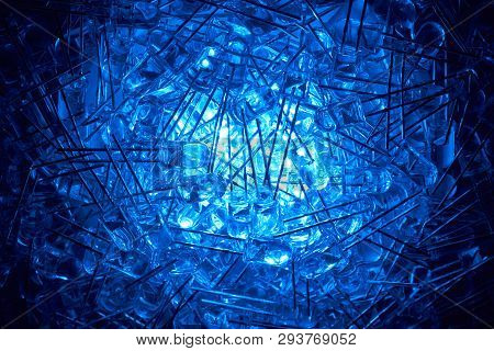 About 200 New Light-emitting Diodes Lie On Top Of Each Other On A Heap.