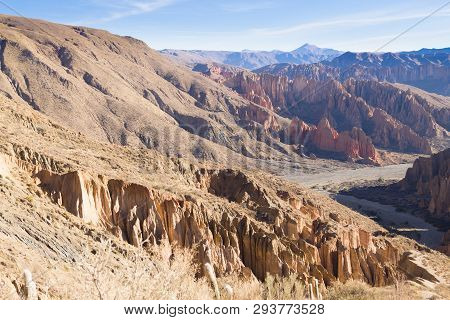 Bolivian Canyon Near Tupiza,bolivia.quebrada De Palala.rock Formations
