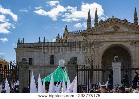 Procession Of Holy Week On Good Thursday Morning In Zamora