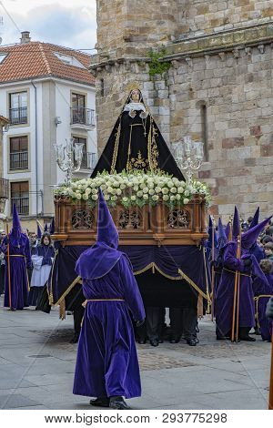 Holy Thursday Procession In Zamora, Spain