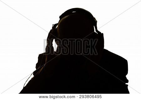 The Secret Agent In The Contour Light Overhears The Conversation, Listening To The Sound In The Head