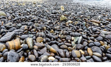 Unusual Beautiful Nature Landscape Of Rock Near The Sea At Ko Hin Ngam Island Is A Famous Tourist At
