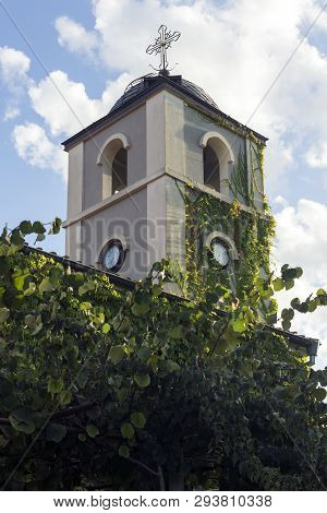 Chernomorets, Bulgaria - August 11, 2018: Orthodox Saint Nicholas Church In Village Of Chernomorets,