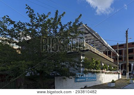 Chernomorets, Bulgaria - August 11, 2018: Typical Street Of Village Of Chernomorets, Burgas Region, 