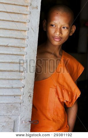 Monk in Cambogia
