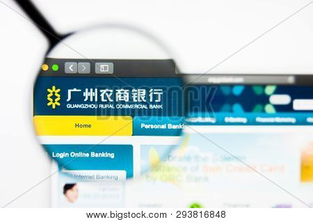 Los Angeles, California, Usa - 5 April 2019: Illustrative Editorial Of Guangzhou Rural Commercial Ba