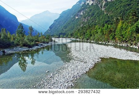 River Maggia Or Fiume Maggia (valle Maggia) - Canton Of Ticino, Switzerland