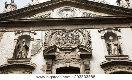 Rio De Janeiro, Brazil- 25, May, 2016: Close Up Of The Exterior Of The Church Of Our Lady Lapa Merch