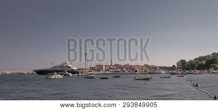 Boat Trip Along The Coast Of Budva In Montenegro