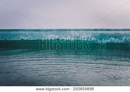 Ocean Waves Breaking By The Shores Of Gran Canaria