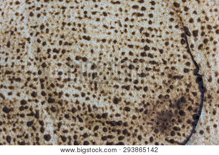 Background Of Matzo On Pesah Matzoth, Textured, Macro, Israel,