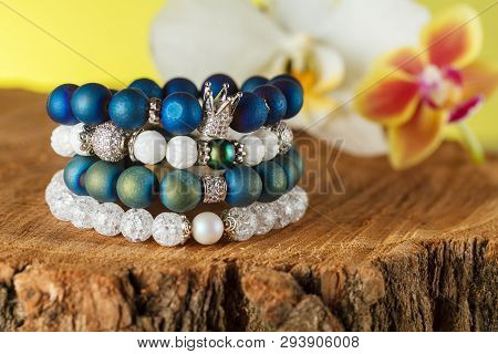 Beautiful Jewelry Made Of Natural Stones And Exquisite Accessories