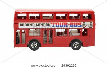 isoliert London Bus.