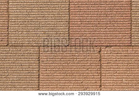 Brownish Floor Tiles With Stripes As Abckground