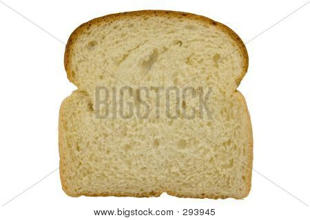 Brot isolated on white Background with Clipping path