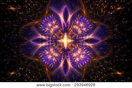 Digital Generated Image In The Form Of Abstract Geometric Shapes Of Various Shades And Colors For Us
