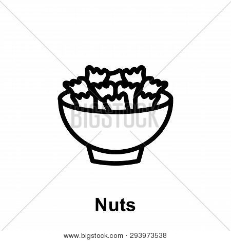 Ramadan Nuts Outline Icon. Element Of Ramadan Day Illustration Icon. Signs And Symbols Can Be Used F