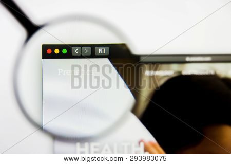 San Francisco, California, Usa - 29 March 2019: Illustrative Editorial Of Prenetics Website Homepage