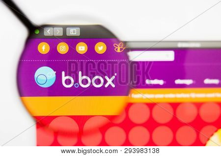 San Francisco, California, Usa - 29 March 2019: Illustrative Editorial Of B.box For Kids Website Hom