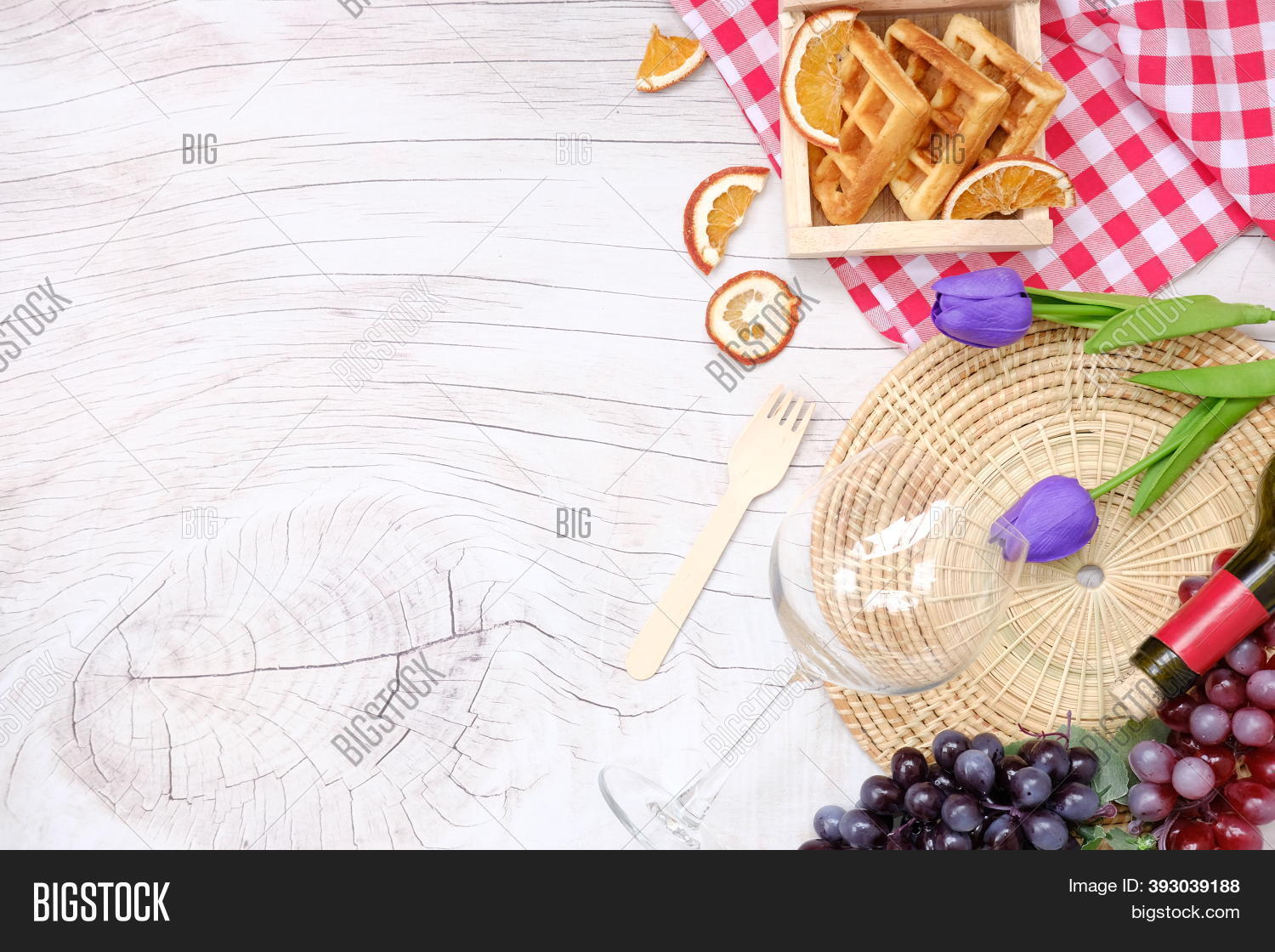 Top View Picnic Set On Image & Photo (Free Trial) | Bigstock