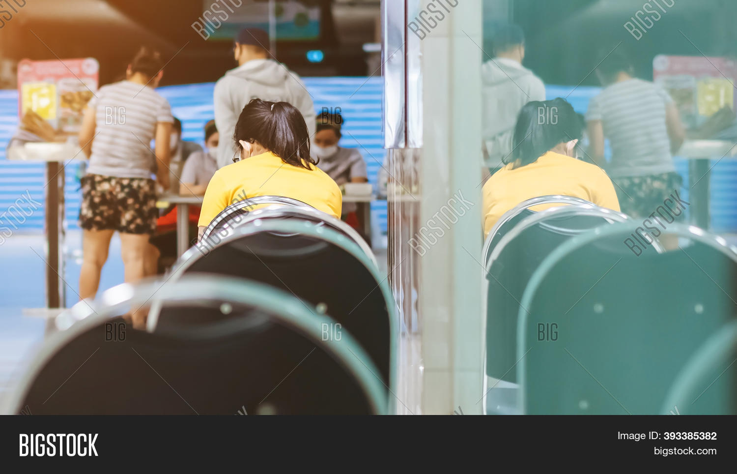 Back View Woman Order Image Photo Free Trial Bigstock