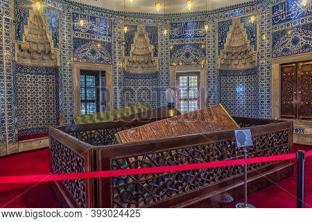 Istanbul, Turkey - 13,03,2018  Tomb Of Suleyman's Wife Hurrem In Istanbul, Turkey