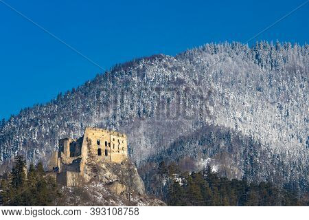 Likava ruins near Ruzomberok in Chocske mountains, Slovakia