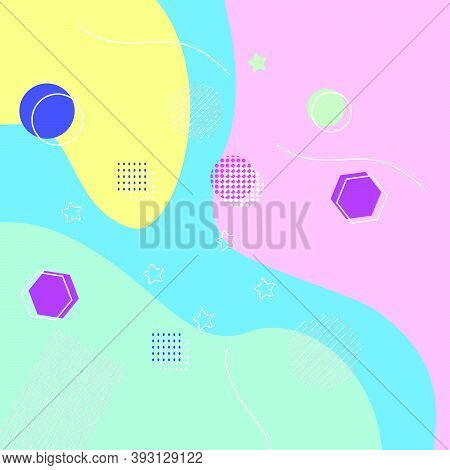 Geometrick Background Abstrack Shapes Colorfull For Banner
