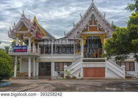 Wat Khao Chong Pran Temple For People Pray To Buddha And Look Hundred Million Bats From Khao Chong P