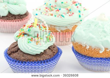 cupcakes med buttercream