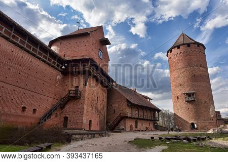 Latvia, Sigulda, 29,04,2016 The Road To Old Turaida Castle. Sigulda, Latvia.