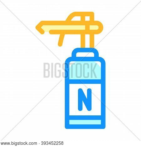 Cryodestruction Tool Color Icon Vector Illustration Sign