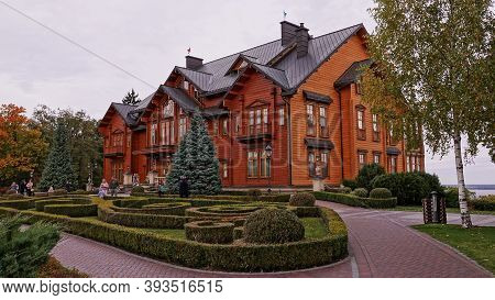 Kiev, Ukraine October 12, 2019: The Estate Of The Exiled President Of Ukraine Yanukovych In Mizhhiry