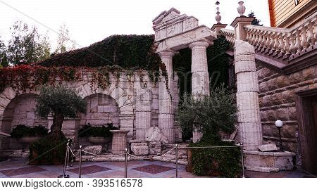 Kiev, Ukraine October 12, 2019: The Estate Of The Exiled President Of Ukraine Yanukovych In Mizhhiry