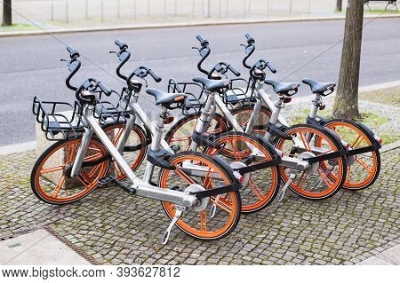 City Bikes For Rent In Berlin, Germany