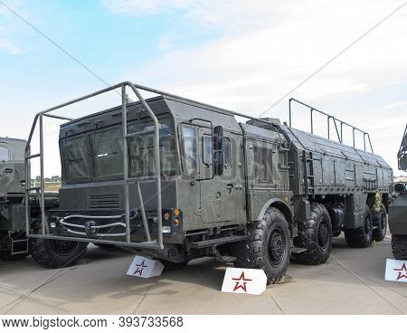 Rostov-on-don, Russia - August 28, 2020: Operational-tactical Missile System 9k720 